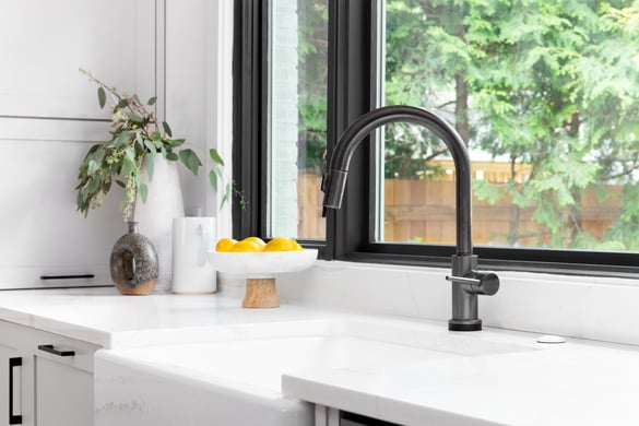 black-stainless-faucet